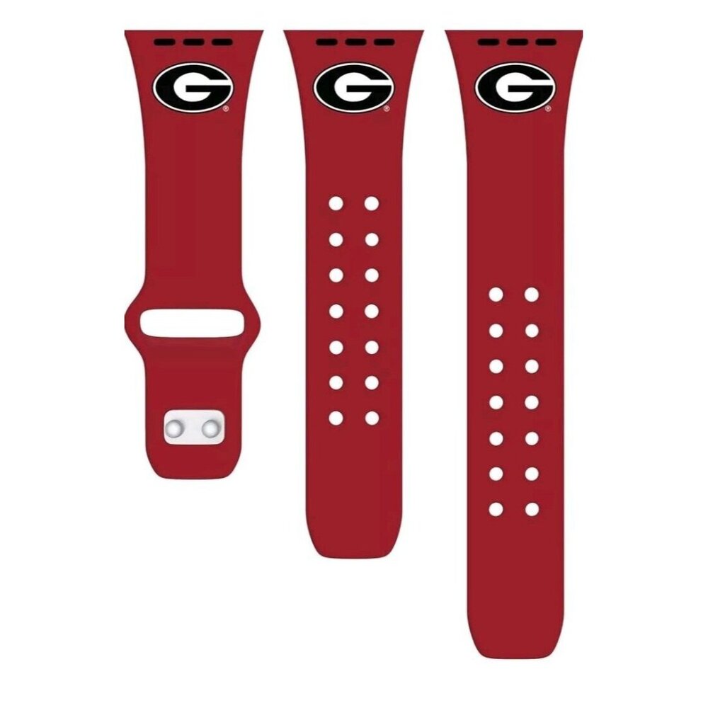New / 3pc / AFFINITY / Georgia Bulldogs Apple Watch Band 38 - 41 mm / All Series